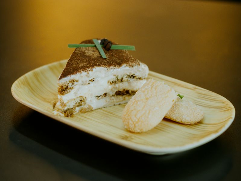 Tiramisu dessert at Marcos Italian restaurant