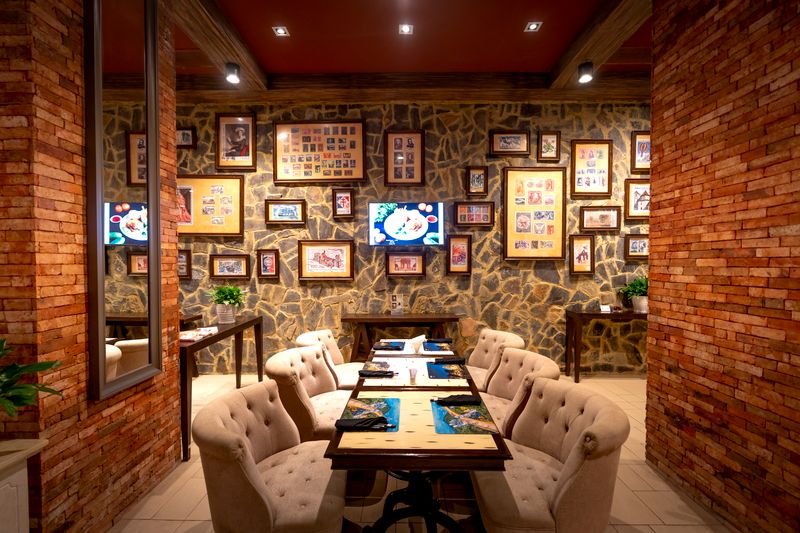 Interior of Marcos restaurant on Marco Island
